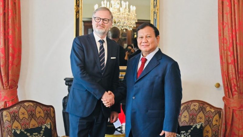 Presiden Prabowo Bertemu PM Ceko Petr Fiala di Praha, Bahas Penguatan Hubungan Bilateral
