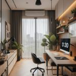 Mengubah Tantangan Menjadi Peluang: Inspirasi Ruang Kerja Minimalis di Apartemen Sempit