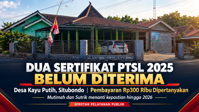 Ada Apa dengan PTSL Desa Kayu Putih? Pengajuan 2025 Belum Tuntas, Tahun 2026 Disebut Sudah Terbit